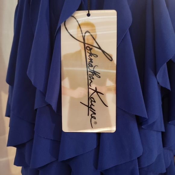 NWT Johnathan Kayne Sequin Ruffled Prom Dress - Picture 7 of 8